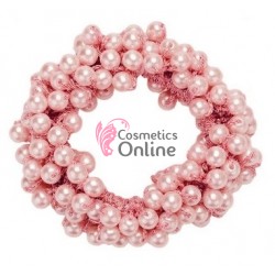 Elastic de par elegant cu perle PMA26PP - Pink